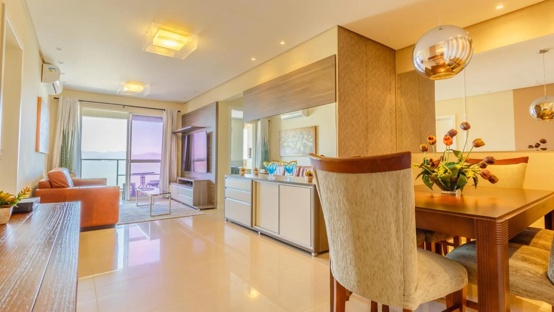 Apto Vista Mar, 150M Da Beiramar Continental P1386 Florianópolis Brazílie