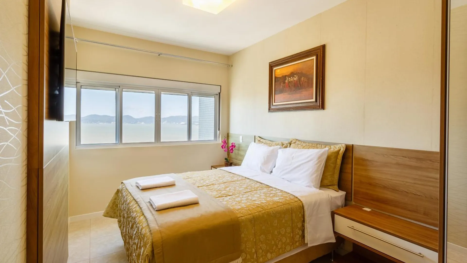 Apto Vista Mar, 150M Da Beiramar Continental P1386 Florianopolis